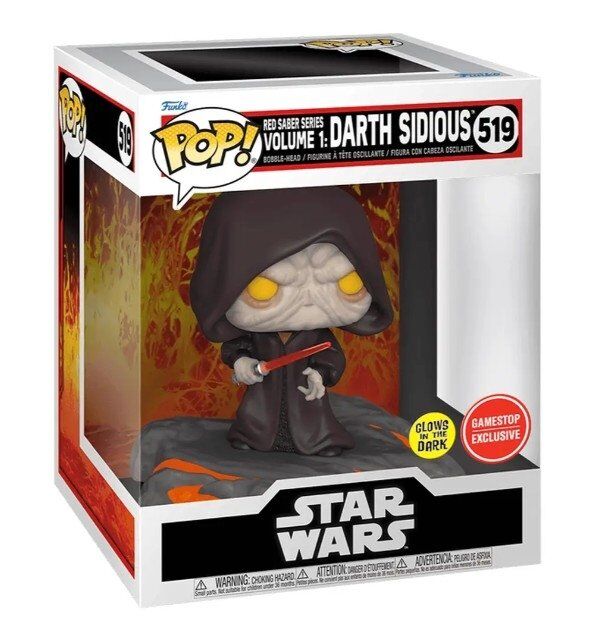Фигурка Funko Star Wars: Darth Sidious Фанко Звёздные войны Дарт Сидиус Exclusive 519