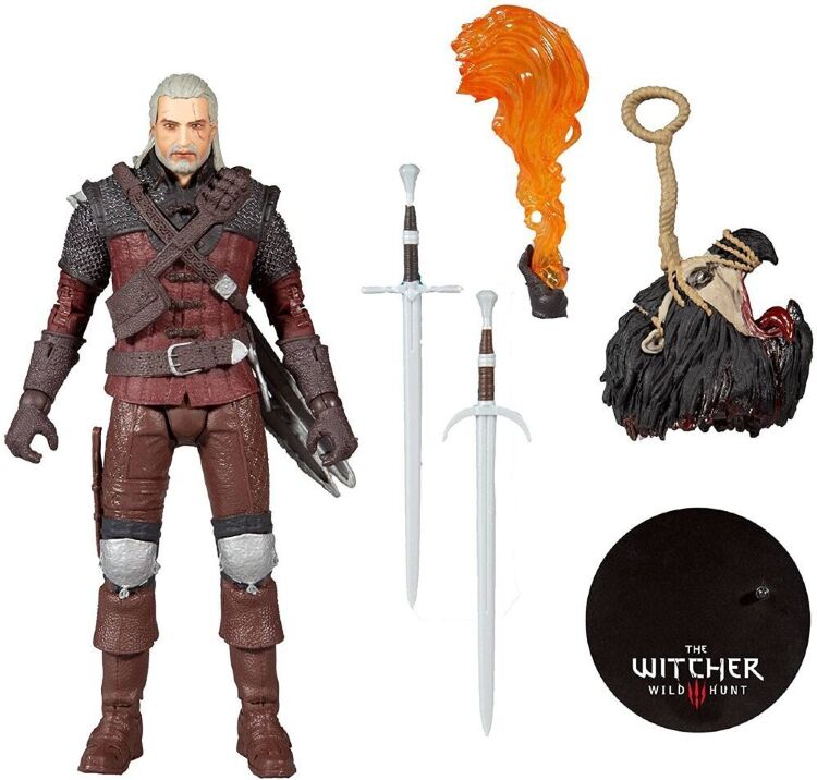 Фигурка McFarlane Witcher Figures Geralt of Rivia Wave 2 Ведьмак Геральт (Wolf Armor)