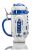 Кружка Star Wars R2-D2 Stein - Collectible 32oz Ceramic Mug with Metal Hinge