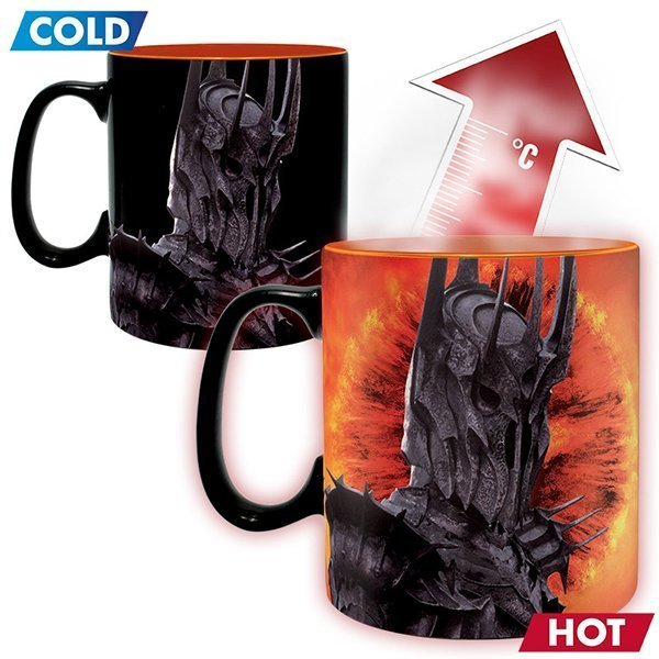 Чашка хамелеон Lord of the Rings Sauron Heat Change Mug 460 мл Кружка Властелин колец  