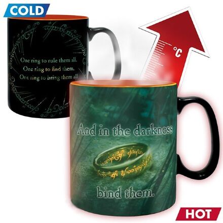 Чашка хамелеон Lord of the Rings Sauron Heat Change Mug 460 мл Кухоль Володар кілець