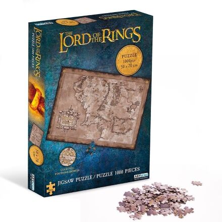 Пазл Lord of Rings Middle Earth puzzle Володар кілець Карта Середзем"я 1000 шт.