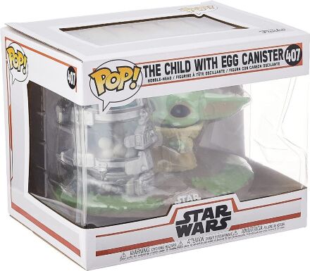 Фігурка Funko Star Wars: Mandalorian The Child with Egg Canister Grogu Мандалорець Фанко Грогу 407