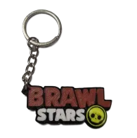 Брелок Brawl Stars Logo Keychain Бравл старс Логотип ABS пластик 5 см.