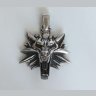 Медальон 3D Ведьмак (The Witcher) Посеребрение 