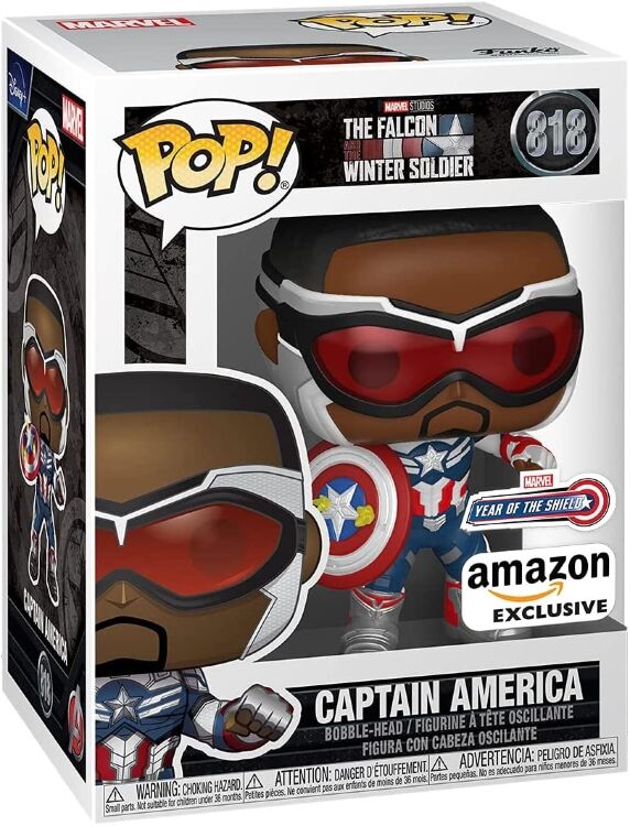 Фигурка Funko Marvel Falcon and The Winter Soldier Captain America (Sam Wilson) фанко Amazon Exclusive 818