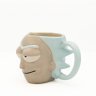 Чашка Рик и Морти Cartoon Rick Face Ceramic 3D Sculpted Mug 20 Oz