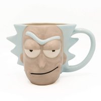 Чашка Рік і Морті Cartoon Rick Face Ceramic 3D Sculpted Mug 20 Oz