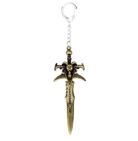 Брелок World of Warcraft Lich King Metal Weapon Frostmourne фростморн (цвет бронза)