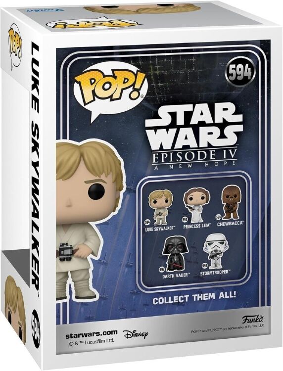 Фигурка Funko Star Wars Luke Skywalker Classics фанко Звёздные войны Люк Скайуокер 594