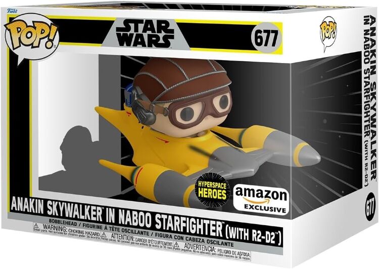 Фигурка Funko Star Wars Anakin in Naboo Sarfighter with R2-D2 фанко Энакин Скайуокер Exclusive 677