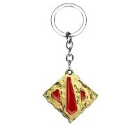 Брелок DOTA 2 Logo метал Дота 2 (колір бронза)