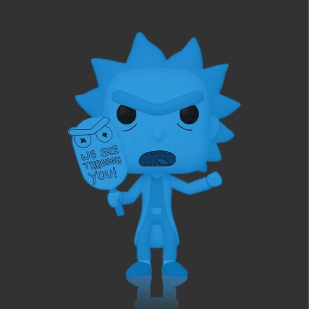 Фігурка фанк Рік і Морті Funko Pop! Rick and Morty - Hologram Rick Clone Amazon Exclusive