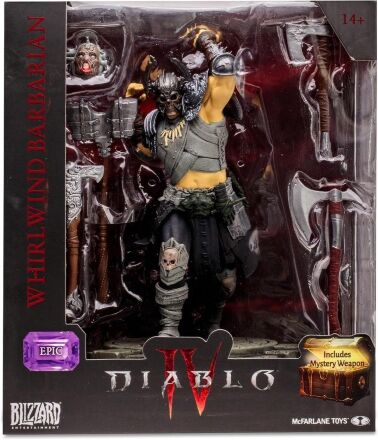 Фігурка McFarlane Diablo IV Whirlwind Barbarian Epic Figure Діабло Варвар 20 см.
