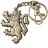 Брелок The Noble collection Harry Potter Gryffindor Гарри Поттер Гриффиндор