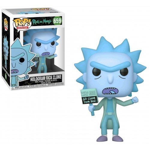 Фігурка фанк Рік і Морті Funko Pop! Rick and Morty - Hologram Rick Clone