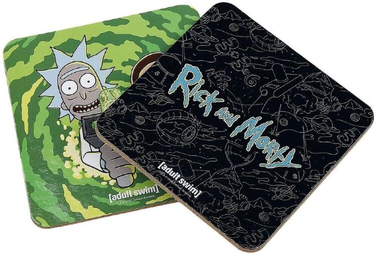 Подарочный набор GB eye Rick And Morty Gift Box Portal Рик и Морти (стакан, чашка, 2 подстаканника)