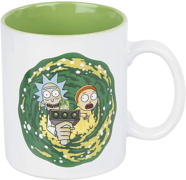 Подарочный набор GB eye Rick And Morty Gift Box Portal Рик и Морти (стакан, чашка, 2 подстаканника)