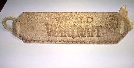 Шкіряний браслет World of Warcraft Alliance # 3