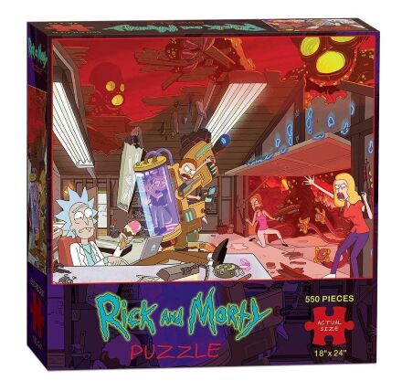 Пазл Рік і Морті Rick and Morty Puzzle (550 Piece)