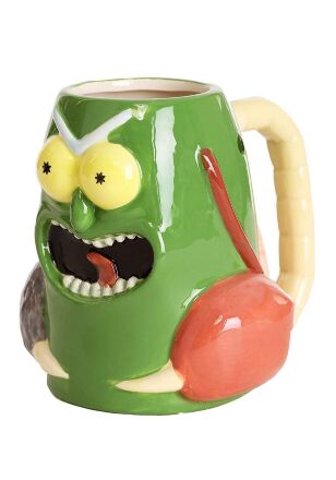 Чашка Рік і Морті - Pickle Rick 3D Sculpted Mug
