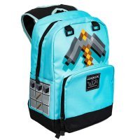 Рюкзак Майнкрафт Minecraft Pickaxe Adventure Kids Backpack (Blue, 17