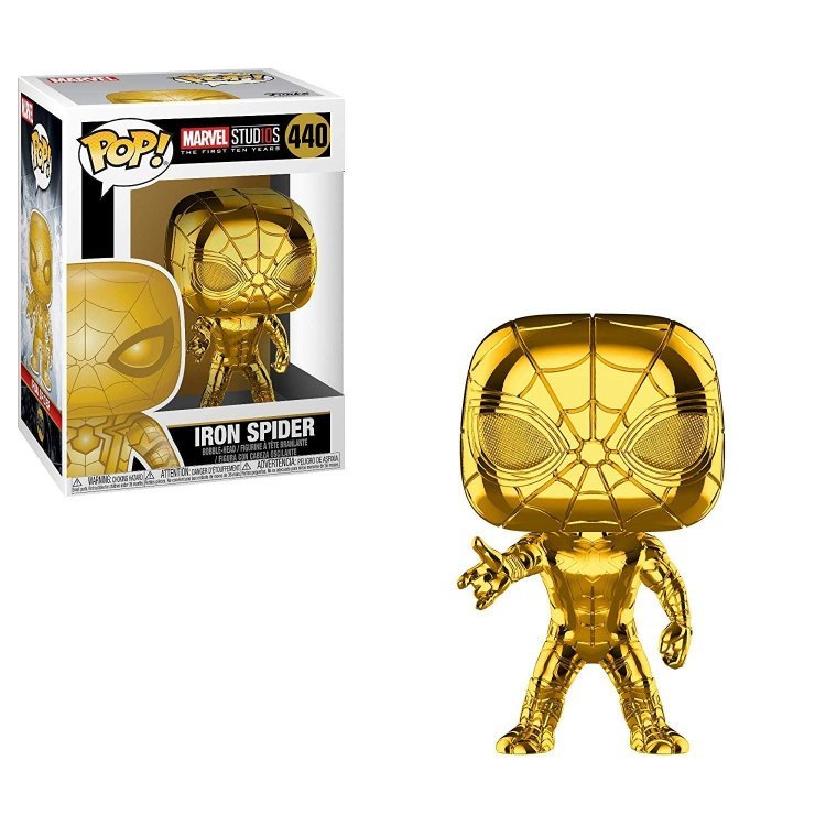 Фігурка Funko Marvel: Iron Spider (Chrome) "Золотий Хром" - ЗАЛІЗНИЙ ПАВУК