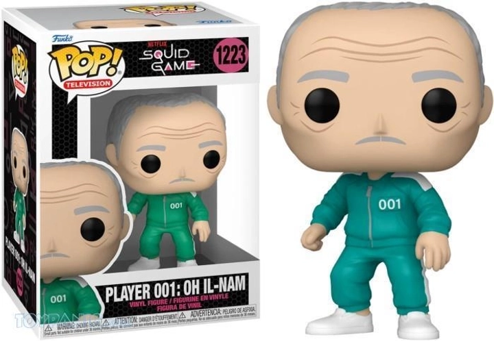 Фигурка Funko Squid Game Player 001:Oh il-NAM Игра в Кальмара Игрок 001 фанко 1223
