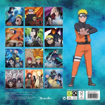Календар Naruto Shippuden 2022 Official Calendar