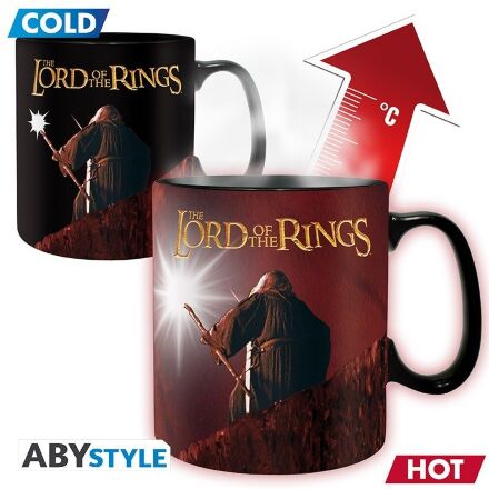 Чашка хамелеон Abystyle Lord Of The Rings You shall not pass Mug кружка Володар кілець Ти не пройдеш 460 мл