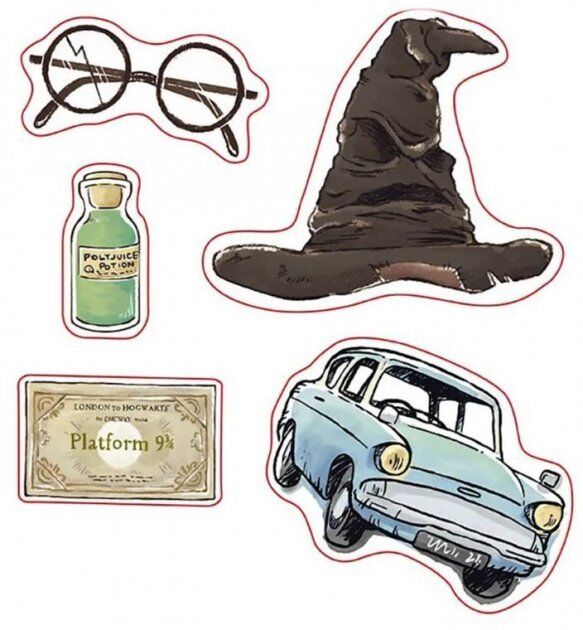 Наклейки ABYstyle Harry Potter Magical Objects 2 (Гарри Поттер) Магические объекты