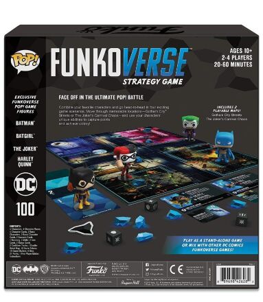 Настільна гра DC Funkoverse Funko Pop Strategy Game DC # 100 Base Set