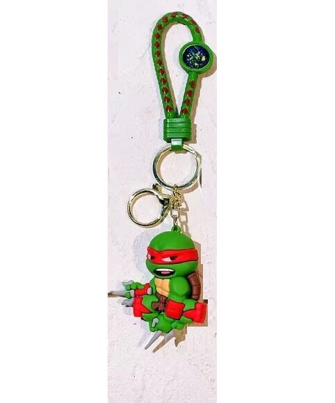 Брелок подвеска на рюкзак TMNT Teenage Mutant Ninja Turtles 3D Keychain Черепашки ниндзя Рафаэль
