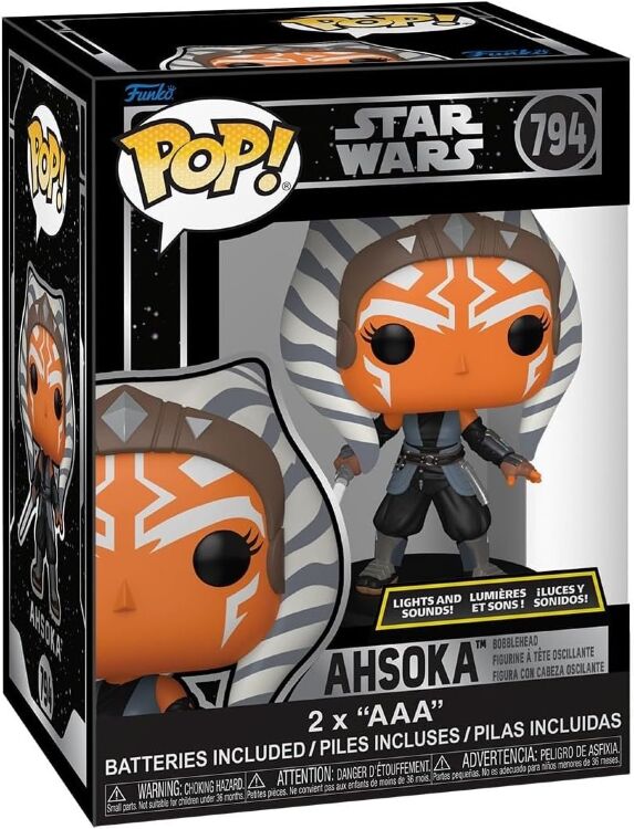 Фігурка Funko Star Wars: Ahsoka Фанко Зіркові війни Асока (Світло, звук) 794