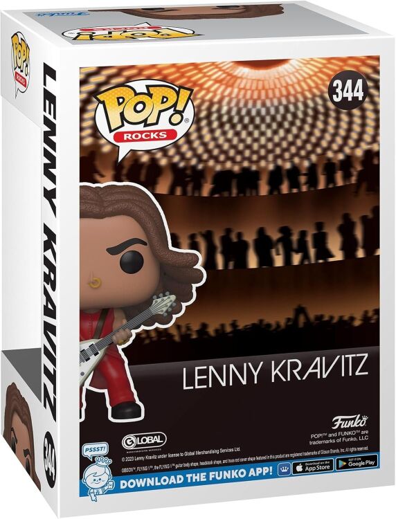 Фигурка Funko Rocks Lenny Kravitz фанко Ленни Кравиц 344