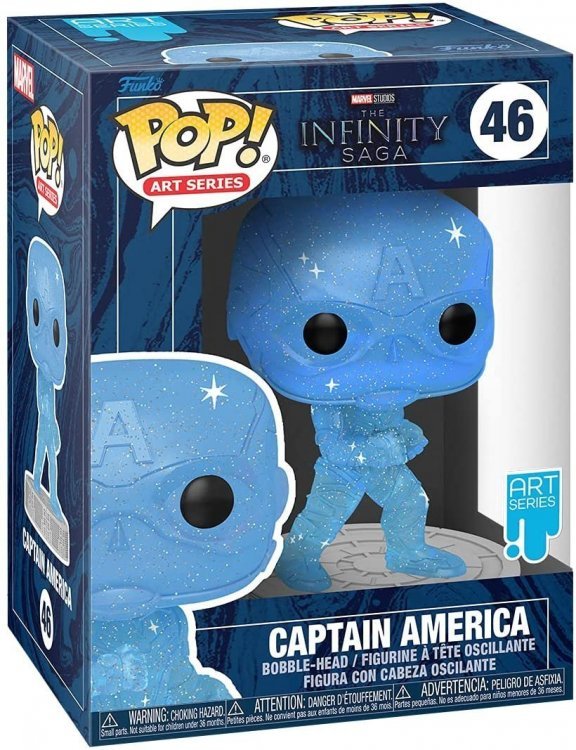  Фигурка Funko Pop Artist Series: Marvel Infinity Saga - Captain America (Exclusive) фанко Капитан Америка 46 
