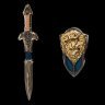 Значок collectible Pin Warcraft LOTHAR SWORD and SHIELD DUAL PIN 