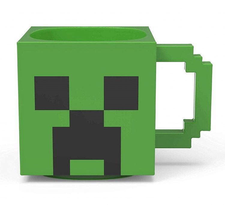 Чашка Minecraft Creeper 3D - гуртка майнкрфт кераміка 