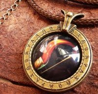Медальон World of Warcraft  класс охотник Hunter (Металл + стекло)