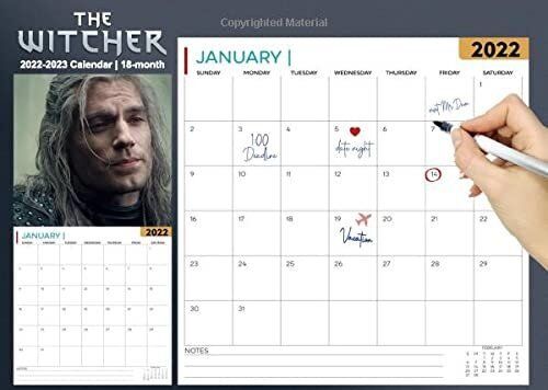 Календарь The Witcher Calendar 2022-2023: The Witcher OFFICIAL Calendar Planner 