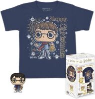 Футболка Funko Pocket Pop & Tee: Harry Potter Holiday Harry фанко Гарри Поттер брелок (размер Kids L)