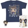 Футболка Funko Pocket Pop & Tee: Harry Potter Holiday Harry Гаррі Поттер брелок (розмір Kids L)