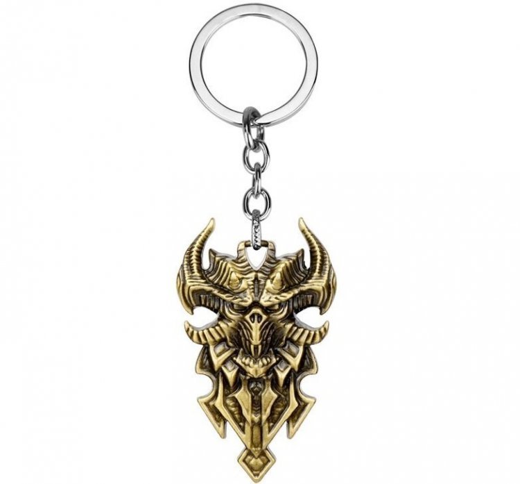 Брелок - Diablo III Logo Metal bronze 