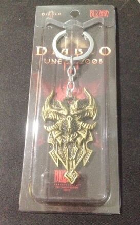 Брелок - Diablo III Logo Metal bronze