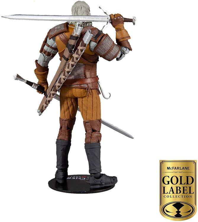 Фигурка McFarlane Witcher: Geralt of Rivia Геральт из Ривии Gold label