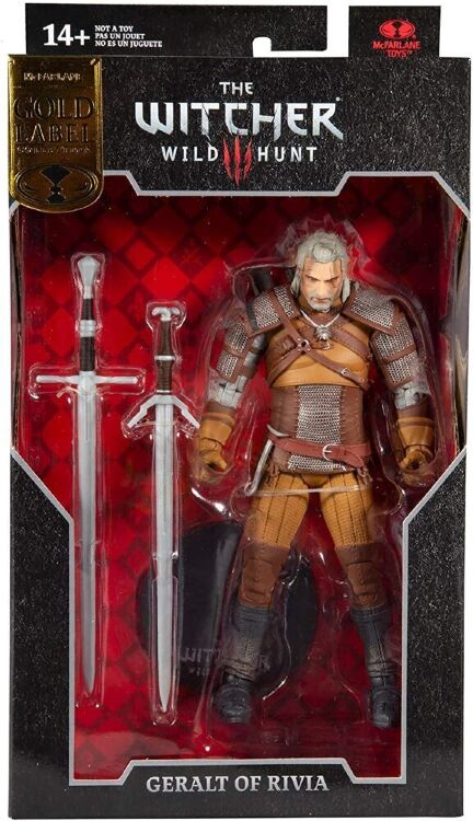Фигурка McFarlane Witcher: Geralt of Rivia Геральт из Ривии Gold label