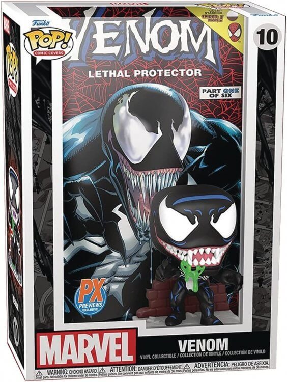 Фігурка Funko Marvel Comic Cover: Venom Lethal Protector Figure фанко Віднем (Previews Exclusive) 10 