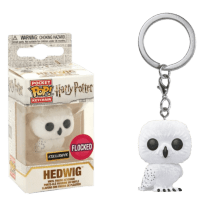 Брелок Funko Pop Гаррі Поттер Букля Harry Potter Hedwig Ексклюзив (Flocked)