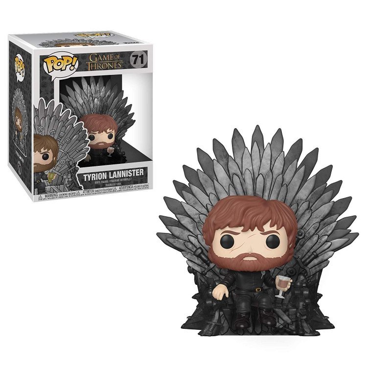 Фігурка Funko Pop Deluxe: Game of Thrones - Tyrion Sitting On Iron Throne фанк Тіріон