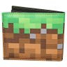 Кошелёк Minecraft Dirt Block Nylon Bi-Fold Wallet 